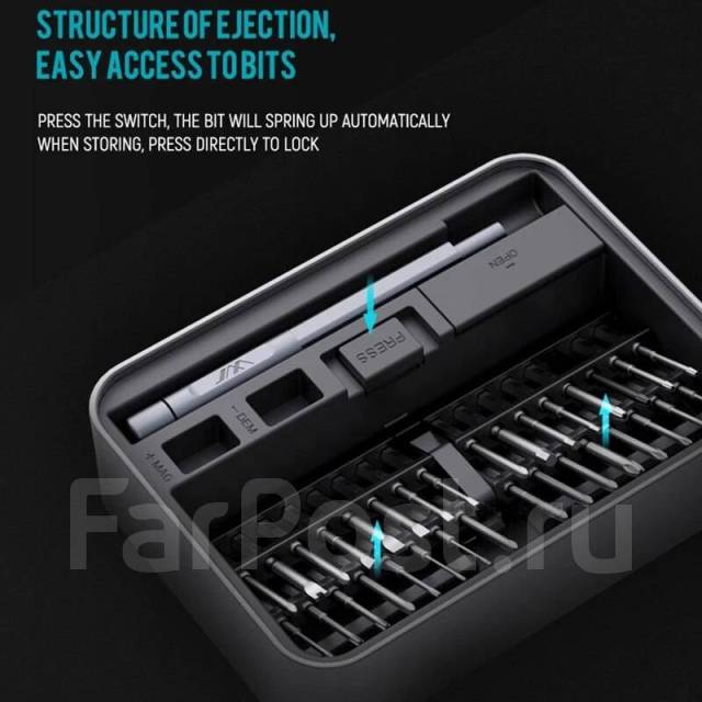 Отвертка Xiaomi JM-FM1 Mini (38 в 1) iTime, новый, в наличии. Цена: 2 ...