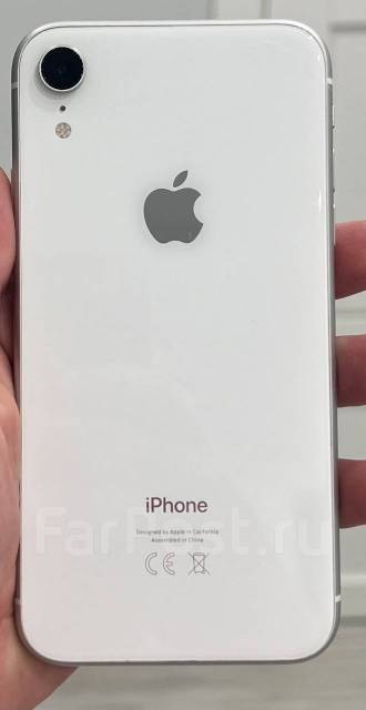 iPhone XR 64 gb, 64 гб, 6.10", моноблок, белый, 3G, 4G LTE, NFC, б/у, в ...