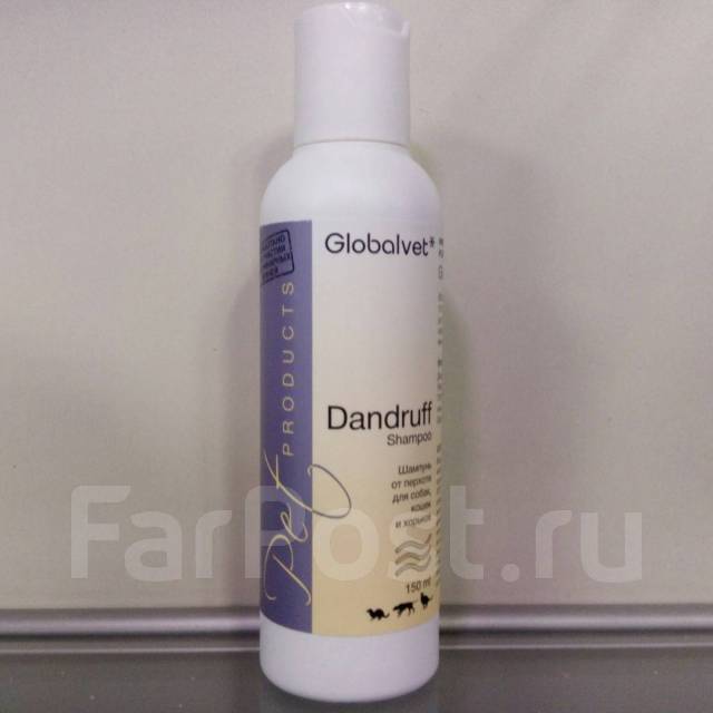Шампунь от перхоти Shampoo Dandruff (ГлобалВет), фл. 150 мл, собак ...