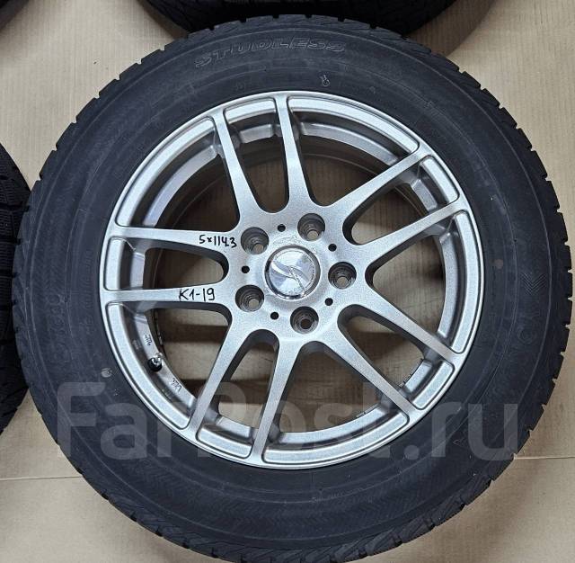 Диски Stranger R16 6.5 +53 5x114.3 + Шины Yokohama 215/60R16, 16", 1 шт ...
