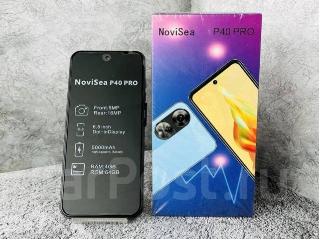 Мобильный телефон, смартфон NoviSea P40 PRO 4/64Gb, 64 гб, 6.80 ...