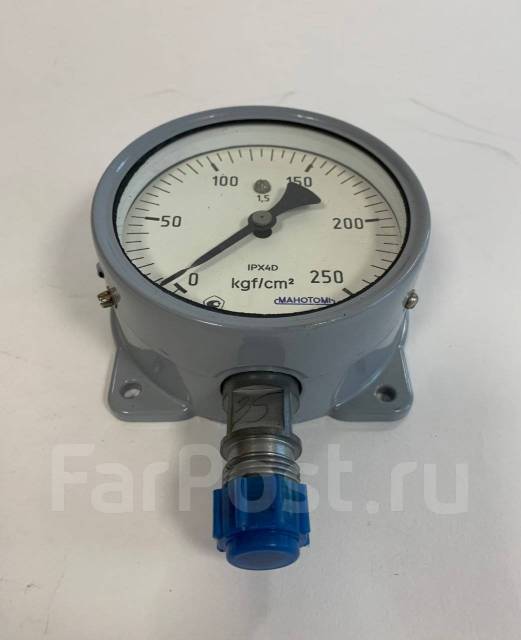 Манометр технический показывающий судовой МТП-Сд-100-ОМ2 0-250 кгс/см2 ...