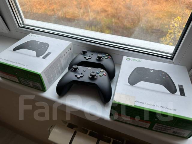 Геймпад xbox и ПК беспроводной оригинал Microsoft, б/у, в наличии. Цена ...