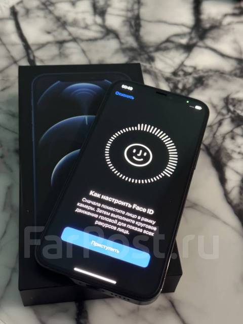 iPhone 12 Pro 128 ГБ 2 sim, 6.10", моноблок, синий, 3G, 4G LTE, 5G ...