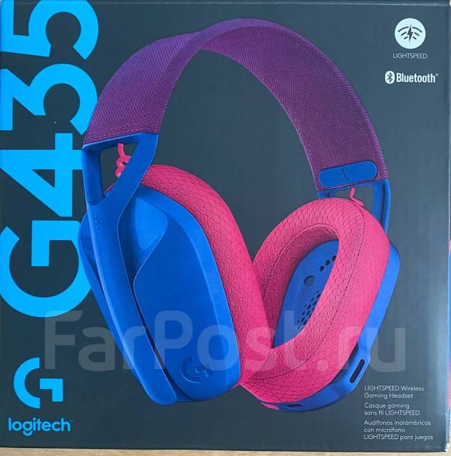 Наушники Logitech G435 Lightspeed, новый, в наличии. Цена: 4 790₽ во ...