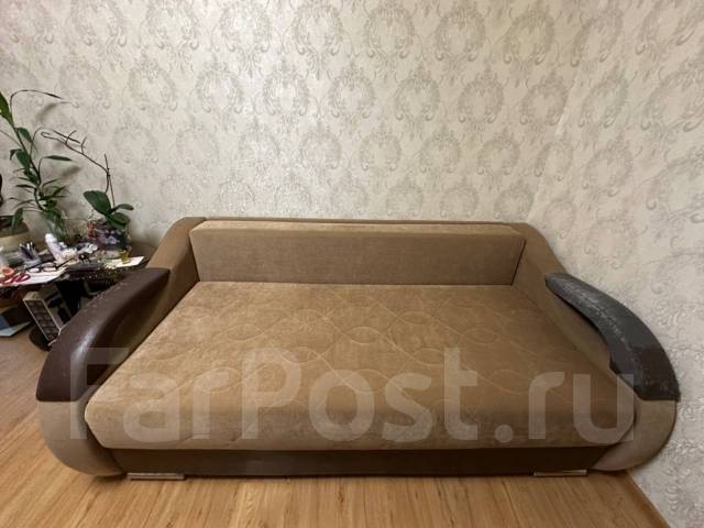 Диван раскладной, еврокнижка, ткань, независимый пружинный блок ...
