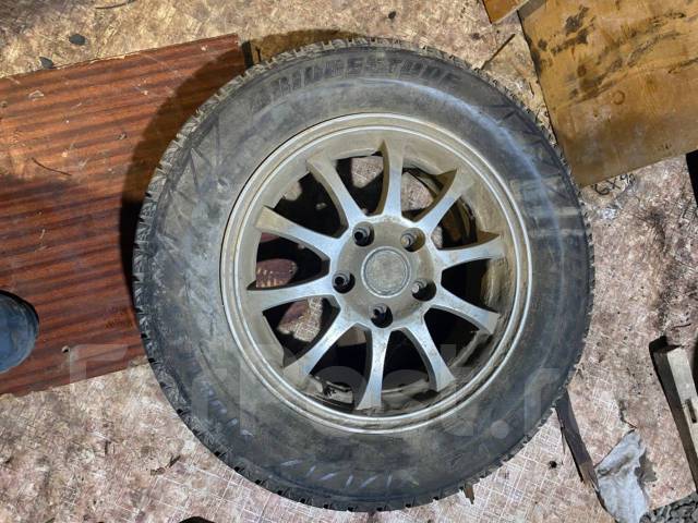 Колесо r15, 15", 1 шт, 205 мм, 65 %, радиальный, Bridgestone, зимние ...