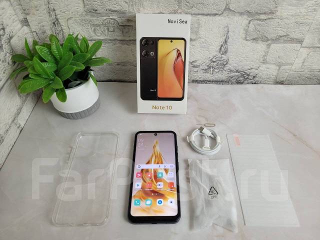 Смартфон Novisea Note 10 6/128 Black, Neo, 6.60", моноблок, черный ...