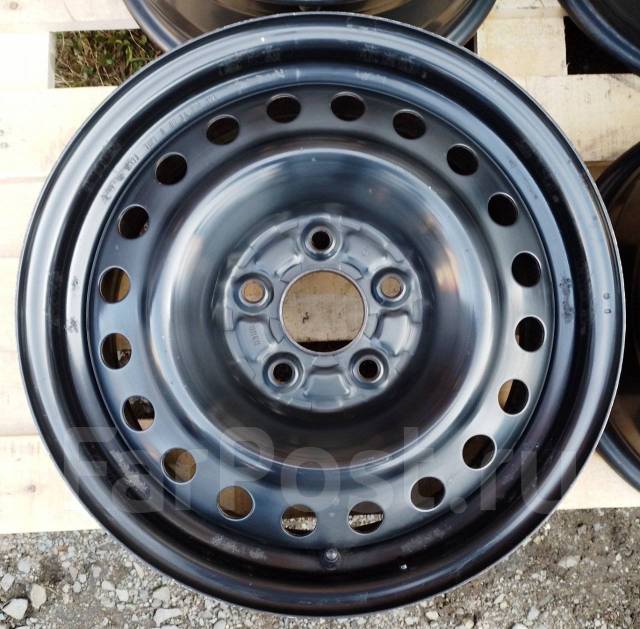 Оригинальные штампованные диски Honda R16 7.0J. 4 шт. Отправка, 16", 1 ...