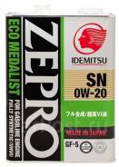 Idemitsu Zepro Eco Medalist. 0W-20, �������������, 4��. ����