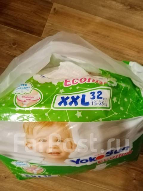 Памперсы трусики 2 упаковки, рюкзак кенгуру во Владивостоке