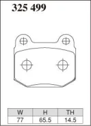��������� ������� Dixcel Z type Z-325499 Subaru GDB Mitsubishi Lancer Evo CT9A Brembo� 2pot ������ Z325499 ����