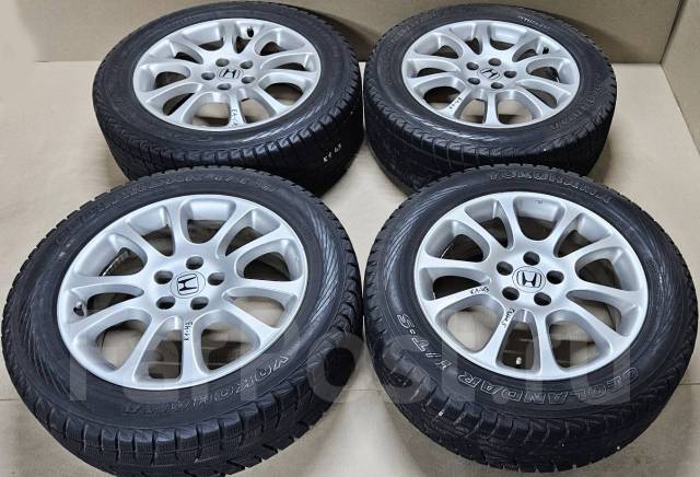 Диски Honda CR-V R18 7.0 +50 5Х114.3 + шины Yokohama 225/60R18, 18", 1 ...