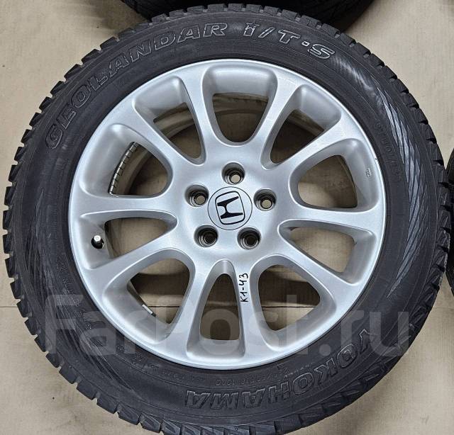 Диски Honda CR-V R18 7.0 +50 5Х114.3 + шины Yokohama 225/60R18, 18", 1 ...