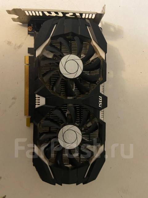 Видеокарта MSI GeForce GTX 1050 Ti OC (4гб. ), б/у, в наличии. Цена: 5 ...