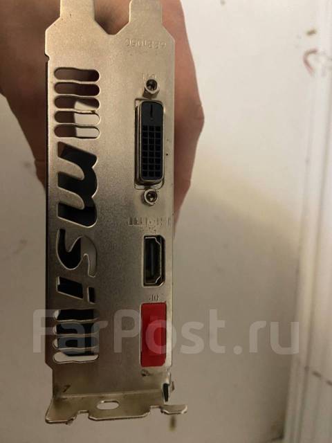 Видеокарта MSI GeForce GTX 1050 Ti OC (4гб. ), б/у, в наличии. Цена: 5 ...