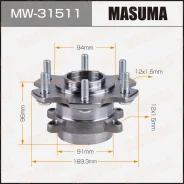 ��������� ���� Masuma rear MW-31511 3780A011 ����