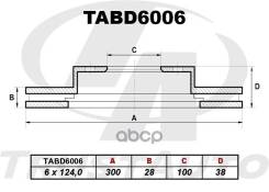 ��������� ���� (TA); TABD6006 40206-1W600; �40206-VE800; �40206-6W500; �09A45210 (FR) Terrano R50 (98-)/Terrano Regulus JLR/JLUR/JTR/LR/LUR/R/TR50 (95...