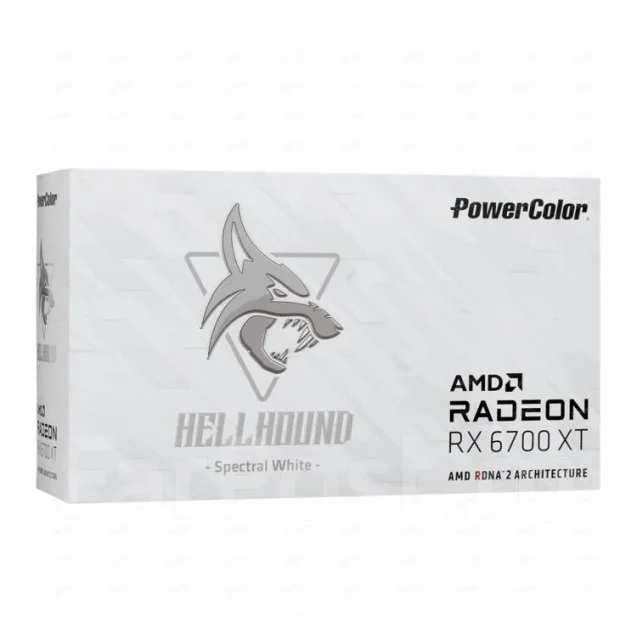 Видеокарта PowerColor AMD Radeon RX 6700 XT Hellhound, б/у, в наличии ...