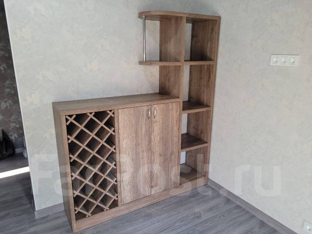 Винный шкаф, бар, лдсп, коричневый, 160,0 см, 160,0 см, 40,0 см, новый ...