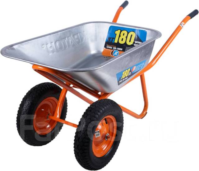 Тачка строительная Кратон WB-180DHR, новый, в наличии. Цена: 4 590₽ в ...