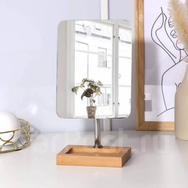 Зеркало с подставкой 16х21 см в наличии ИКЕА25, новый. Цена: 900₽ во ...