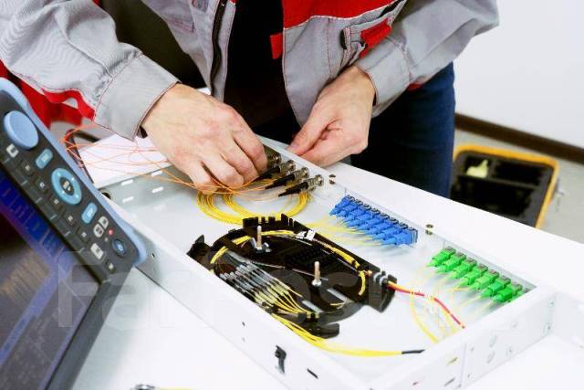 Монтаж, сварка волоконно-оптического кабеля (ВОЛС) в Хабаровске