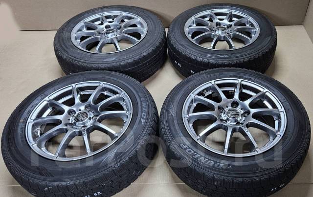 Диски A-TECH Schneider R16 6.5 +53 5x114.3 + Шины Dunlop 205/60R16, 16 ...