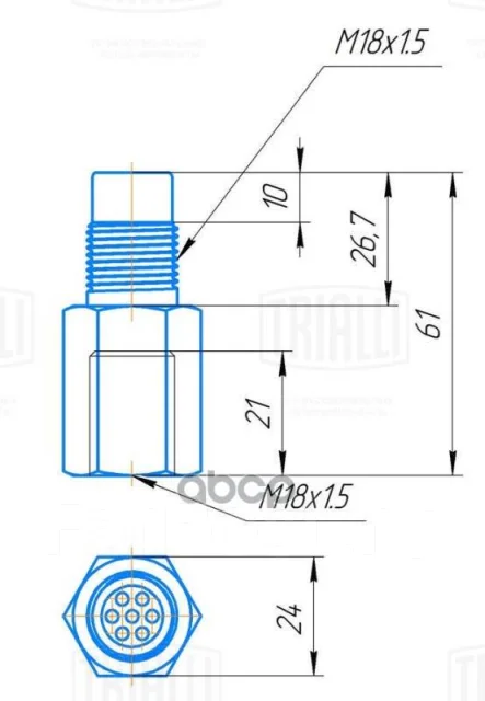 Эмулятор Датчика Кислорода! Обманка Универс. Trialli арт. EMC0180 Emc ...