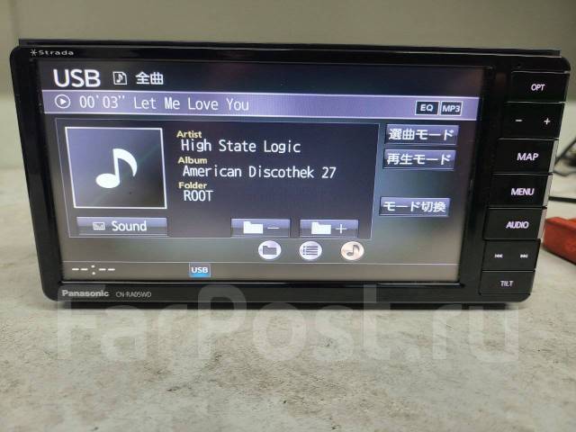 Panasonic　cn-ra05d CN-RA05D Panasonic Strada カーナビ ジャンク SDあり - メルカリ