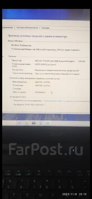 Acer. 15.6", 2����, ��� 6 ��, ���� 480���, WiFi: 1, Bluetooth: 1, ����������� �� 6��. ����