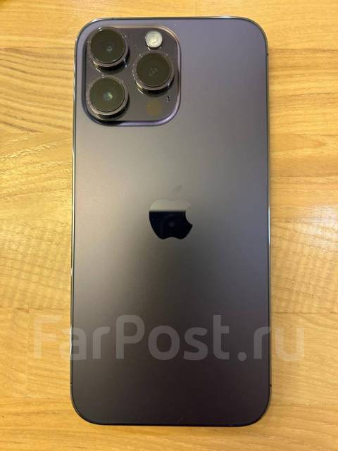 iPhone 14 Pro Max, 128 гб, 6.70", моноблок, фиолетовый, б/у, в наличии ...