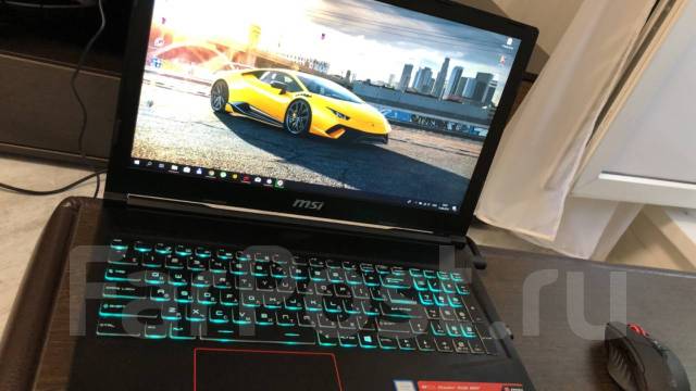 Игровой ноутбук на i7 с экраном 4К - MSI GE63 Raider RGB 8RF-207ru, 15. ...