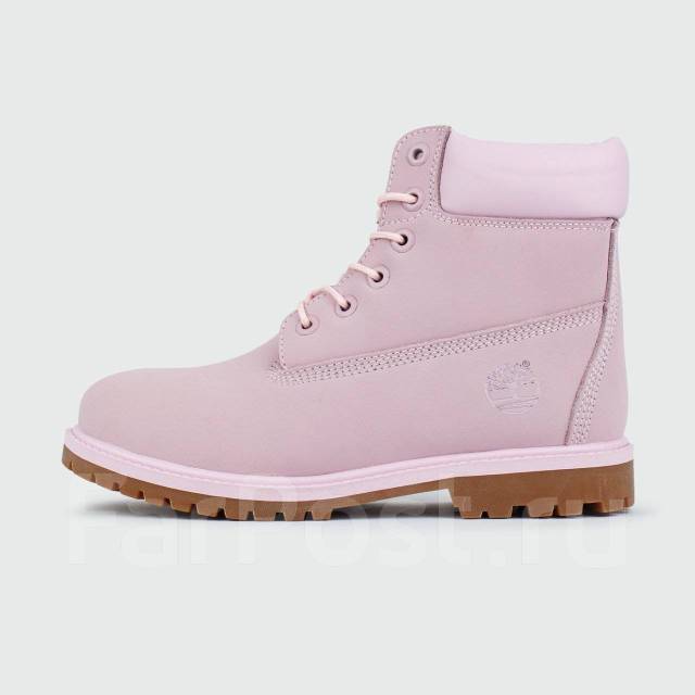 Pink timberlands with fur new arrivals