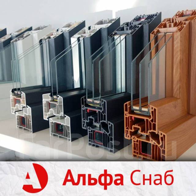Окна и двери пластиковые на заказ. Профиль KBE, новый. Цена: 9 000₽ в ...