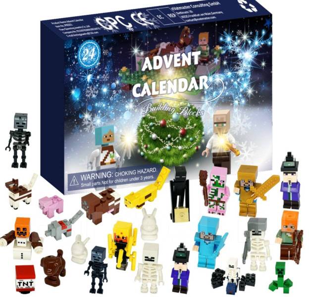 Адвент календарь Майнкрафт Minecraft Advent Calendar, новый, под заказ