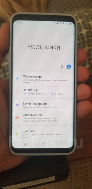 Samsung Galaxy S9 plus, 64 гб, 6.20", фиолетовый, 4G LTE, б/у, в ...