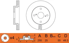 ���� ��������� �������� Toyota Corolla (E12) 06. RN1198 ���� �� 2 ����� ����� ����� RN1198 ����