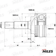 ���� �������� Toyota Yaris I/Verso 1.3-1.5VVTI 99-05 (� ABS) GA20642 ����� �����, �����/������ �������� GA20642 ����
