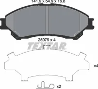 ������� �������� Suzu 2597901 Textar 2597901 ����