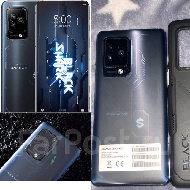 Смартфон Black Shark 5 Pro черный 256 ГБ 12/2, 6.67", б/у, в наличии ...