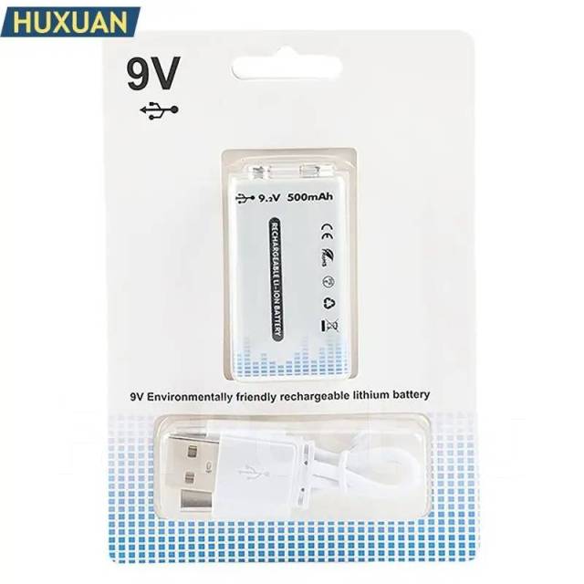 Батарейка крона, Литий ионный аккумулятор, USB,9V,1000mAh, новый, в ...