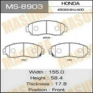 ������� ��������� PF-8559 CR-V 2007- (45022-SHJ-A00 / 45022-SHJ-A50/D5153M) Masuma MS8903 ����