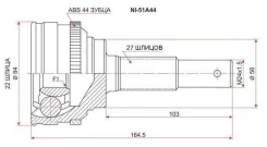 ���� Nissan Primera P11 GA16 90-97 ABS NI-51A44 SAT NI51A44 ����