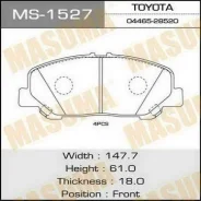 ������� ��������� PF-1527 Alphard Estima Previa MS-1527 Masuma MS1527 ����