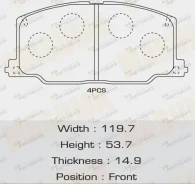 ������� ��������� PF-1281 Toyota Camry 2.0-2.0TD 86-91/Carina II 1.6-2.0D 21153 ����
