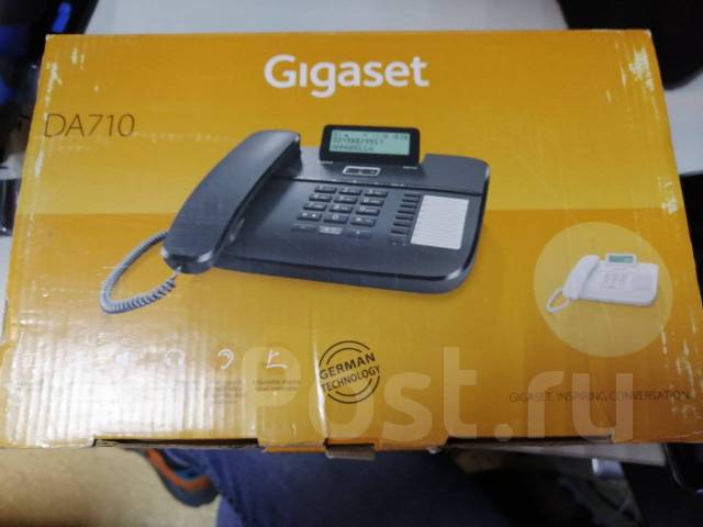 Телефон Gigaset DA710 (Новый), в наличии. Цена: 1 500₽ во Владивостоке