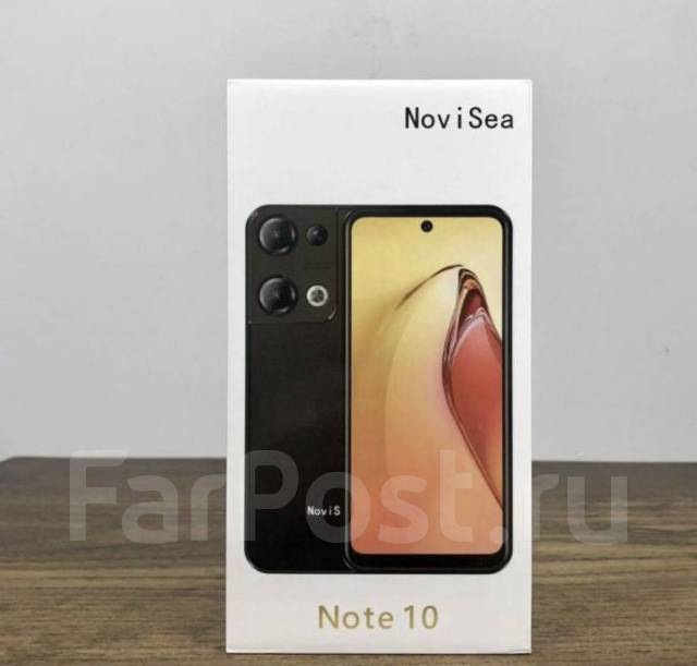 Телефон Novisea NOTE 10, 128 гб, 6.10", моноблок, черный, 4G LTE, новый ...