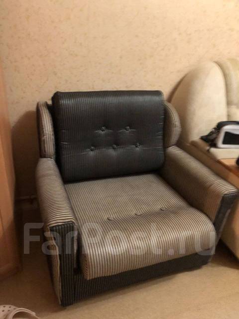 Кресло-кровать, 70,0 см, 180,0 см, б/у, в наличии. Цена: 4 000₽ во ...