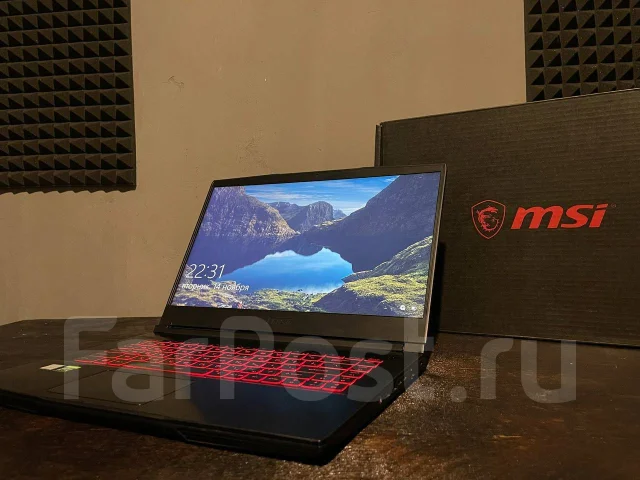 MSI GF65 Thin 9SEXR. 15.6", 4,1����, ��� 16 ��, ���� 256���, WiFi: 1, Bluetooth: 1, ����������� �� 3��. ����